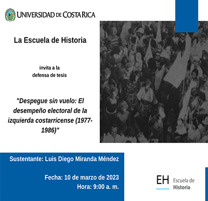 Defensa de tesis de Luis Diego Miranda Méndez