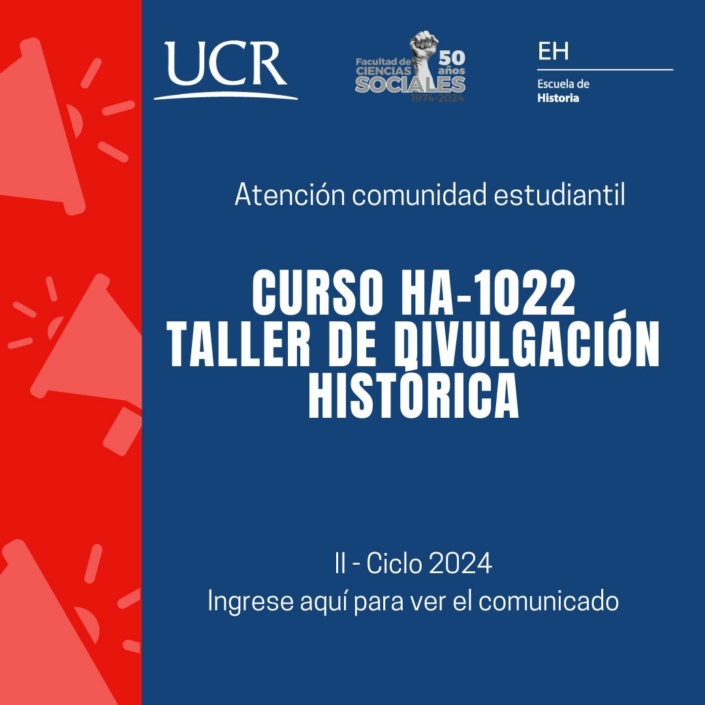 Comunicado HA-1022 Taller de Divulgación Histórica